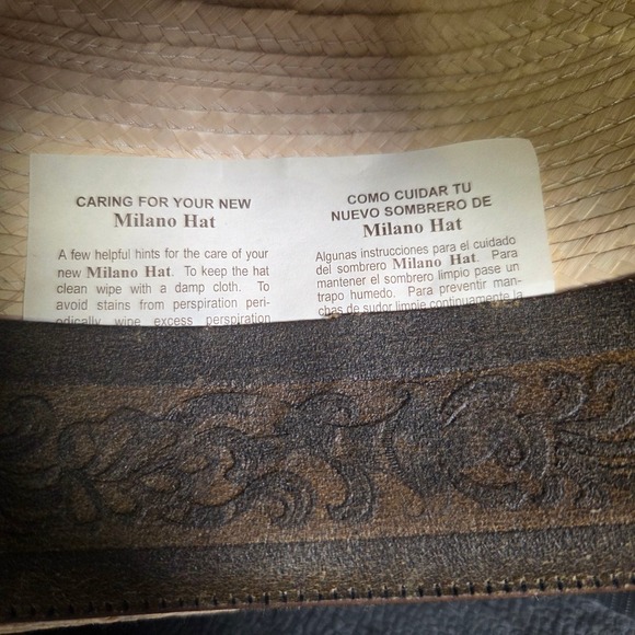 Vintage Larry Mahan's Collection by Milano Cowboy Hat Size 6 7/8" Made in USA - Picture 14 of 16